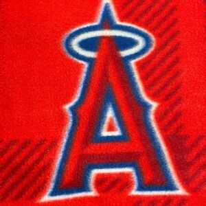 Angels Baseball Throw Blanket l New
